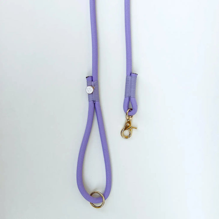 Braided Rope Leash – Lavender - Kitsune & Jo