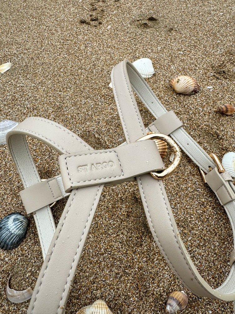 Harnais en cuir végétal - Taupe