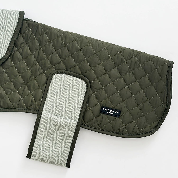Quilted Dog Coat - Countryside