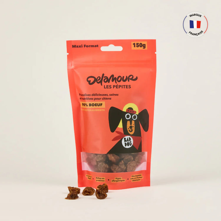 Les Pépites - luftgetrocknete Rindfleisch-Snacks