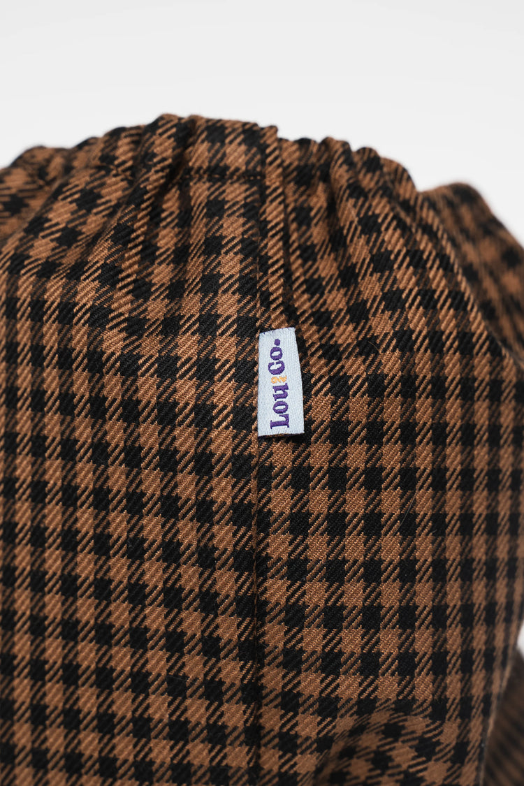 Dog Snood Waterproof – Brown Checkered