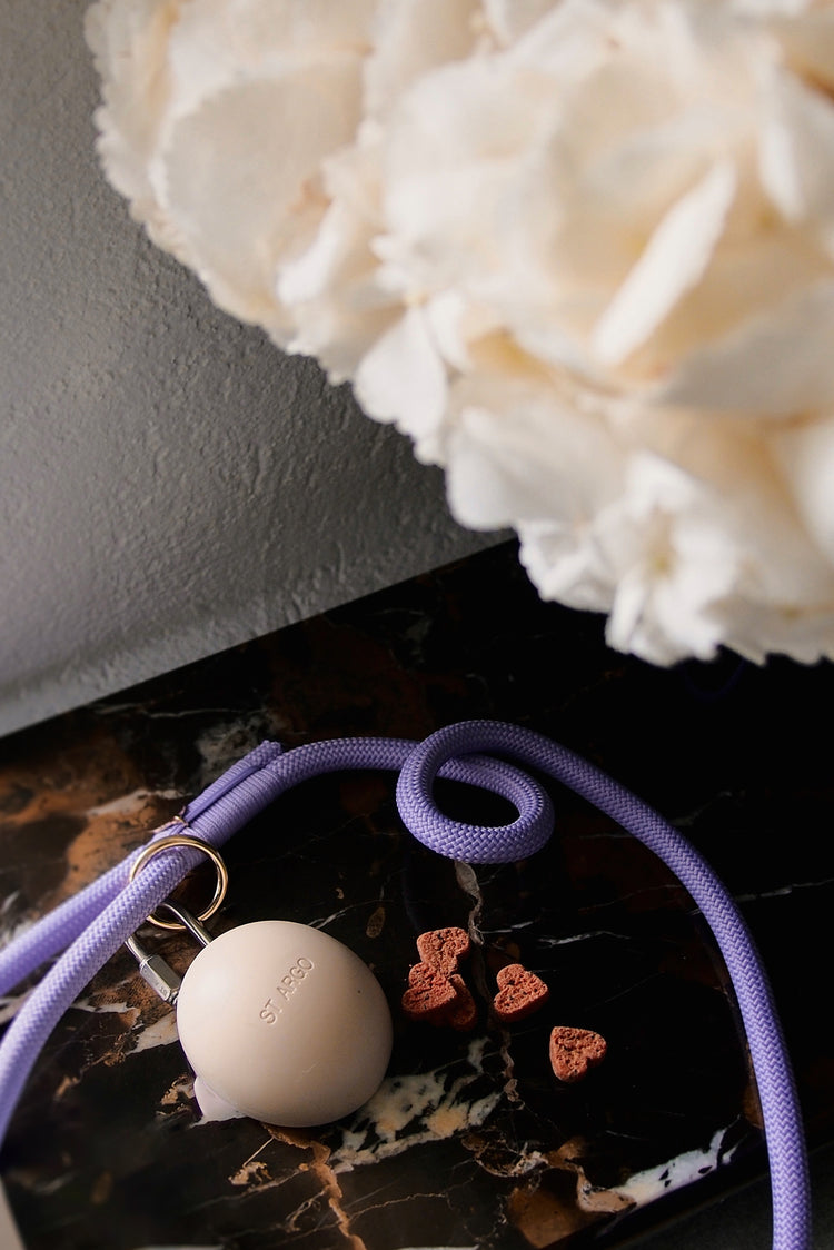 Geflochtene Seilleine – Lavendel