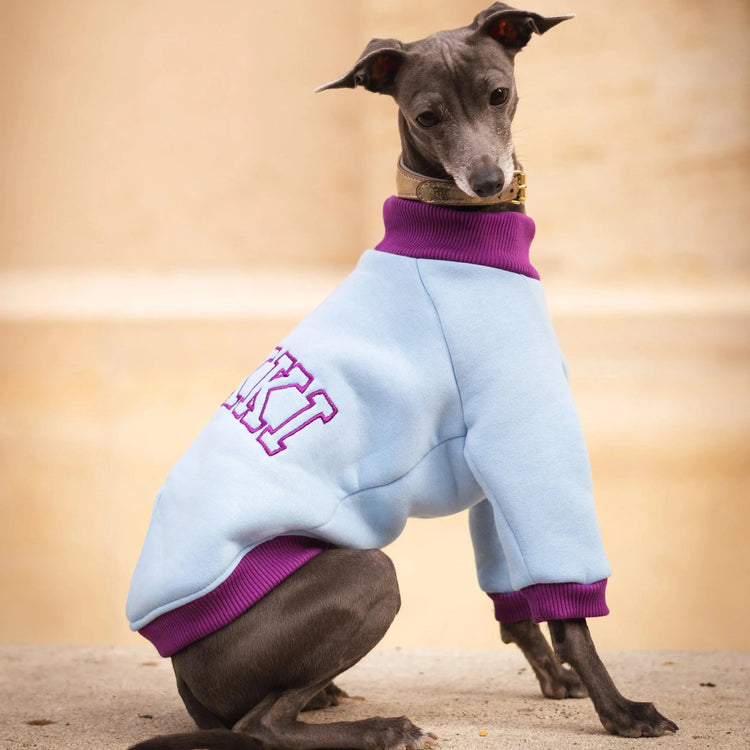 Signature Sweatshirt – Misty Plum & Sky Blue