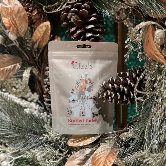 Gizzls Stuffed Turkey Christmas Dog Treats