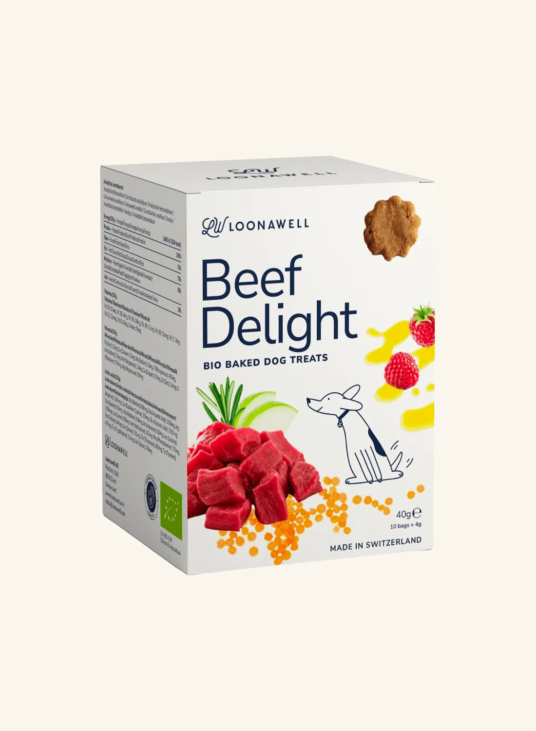 Beef Delight Organic Baked Dog Treats – Kitsune and Jo SNC