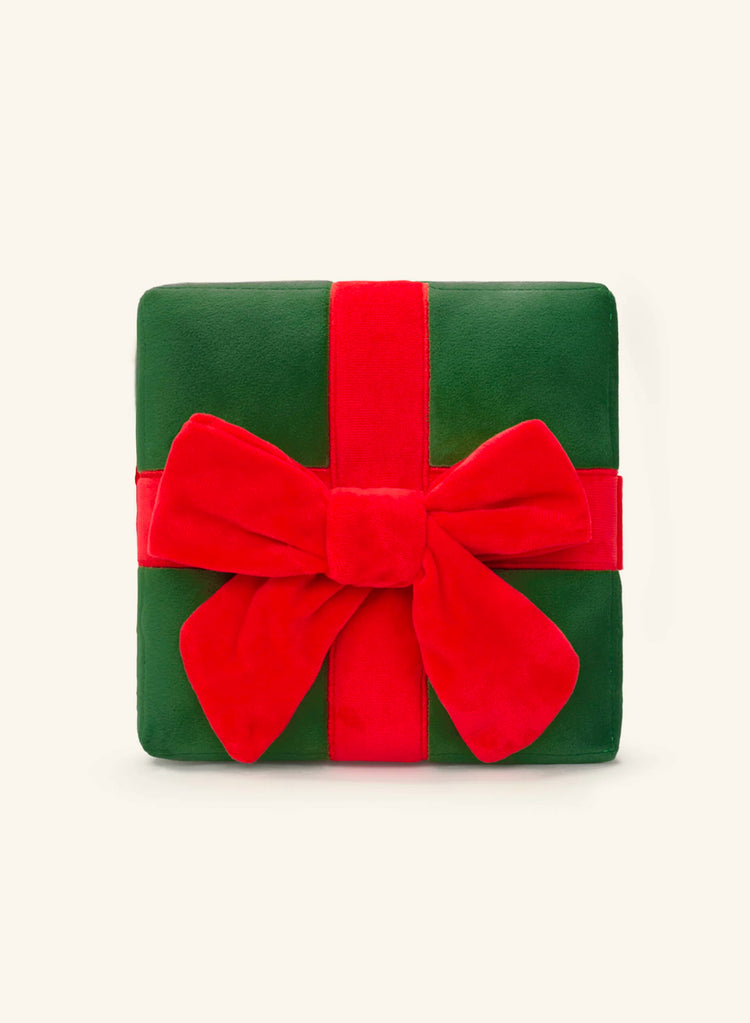 Holiday Present Interactive Snuffle Dog Toy