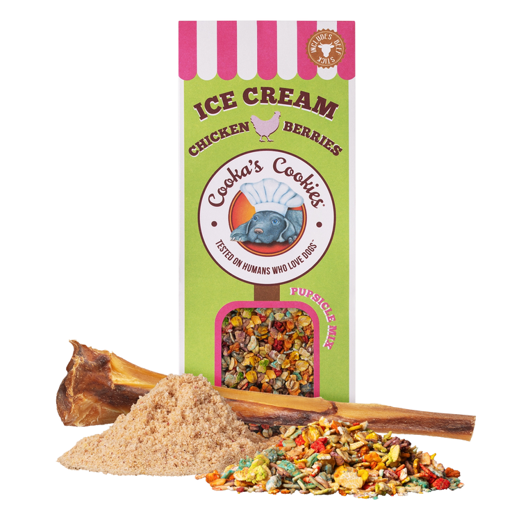 Ice-Cream Mix with Real Chicken & Strawberry For Pets