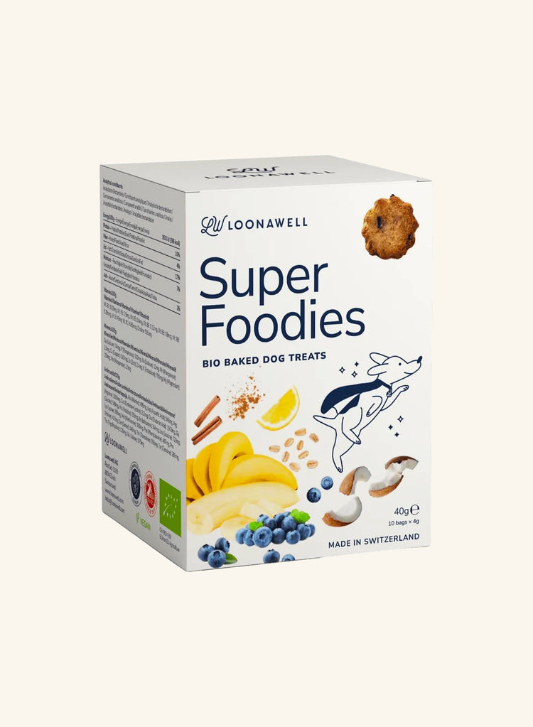 Super Foodies – Friandises bio cuites au four pour chien