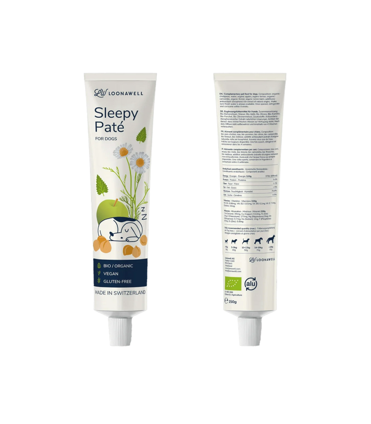 Schläfriger Bio-Hundepaté