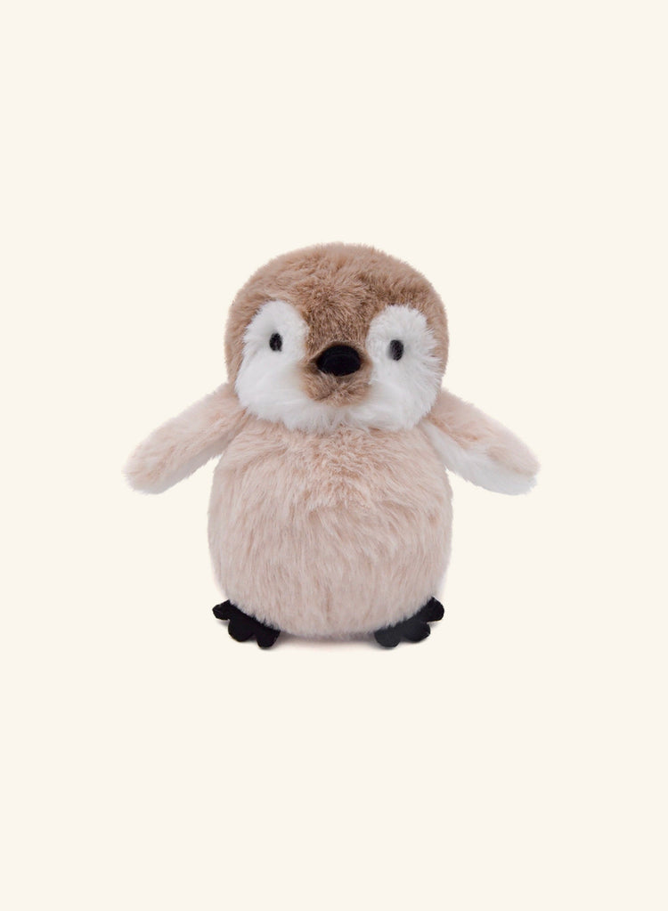 Plush toy penguin from Fur Elise on a white background