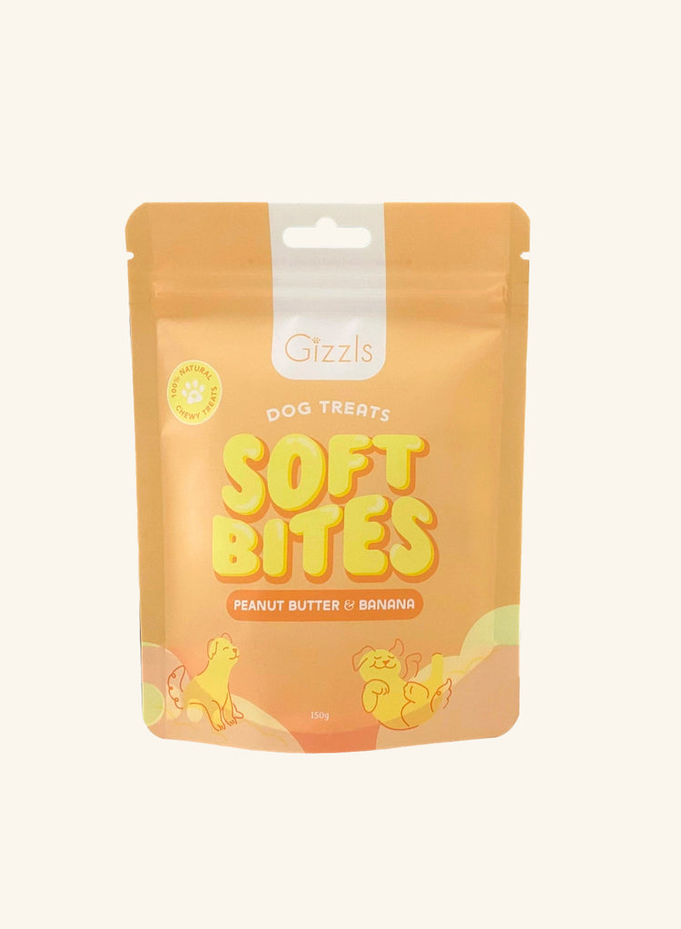 Friandises au beurre de cacahuète et à la banane