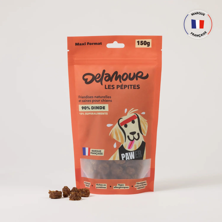Les Pépites – snack di tacchino essiccato all’aria