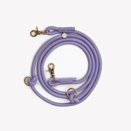 Lavender Lead Rope Hands Free Braided Rope Leash – Lavender – Kitsune and Jo SNC
