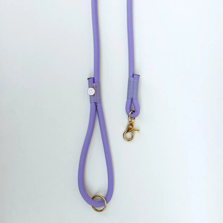 Braided Rope Leash – Lavender - Kitsune & Jo