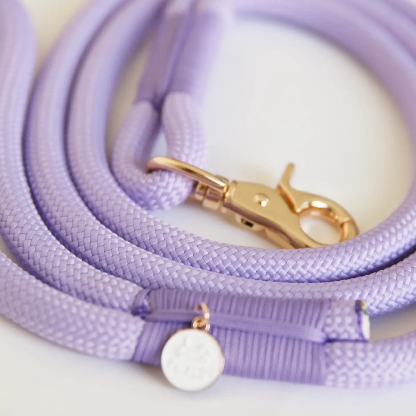 Braided Rope Leash – Lavender - Kitsune & Jo