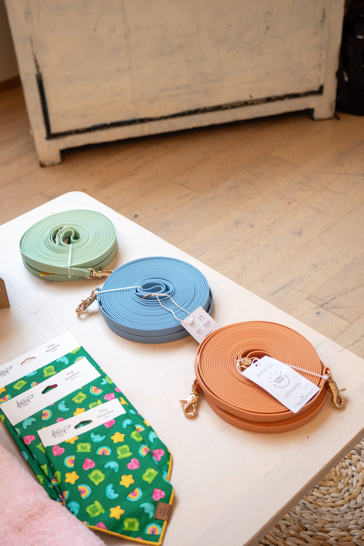 Guinzaglio per cani impermeabile da 9 m – Marrone Chai