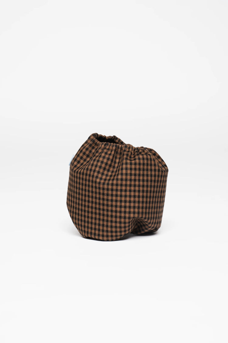 Dog Snood  Waterproof – Brown Checkered