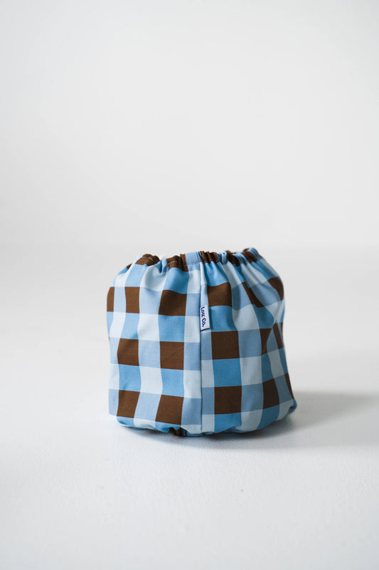 Snood pour chien – Carreaux bleus