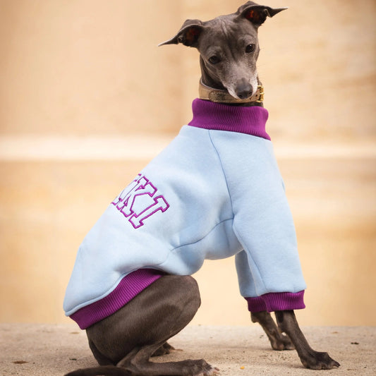 Signature Sweatshirt – Misty Plum & Sky Blue