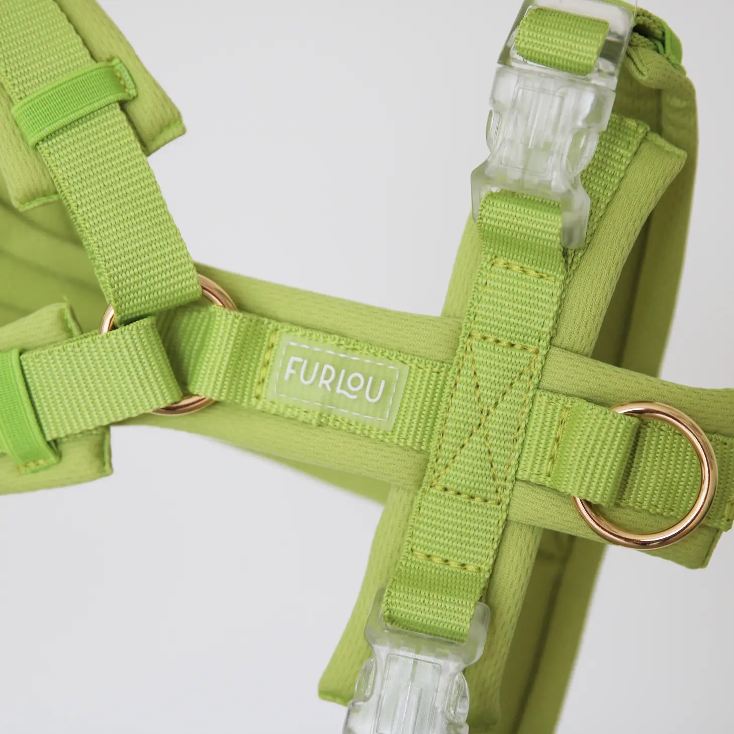 Harness – Lime Green - Kitsune & Jo