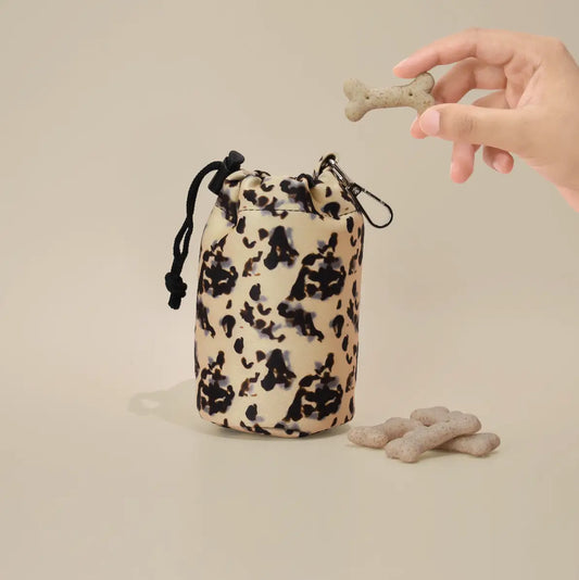 Drawstring Treat Pouch - Ivory Tort - Kitsune & Jo