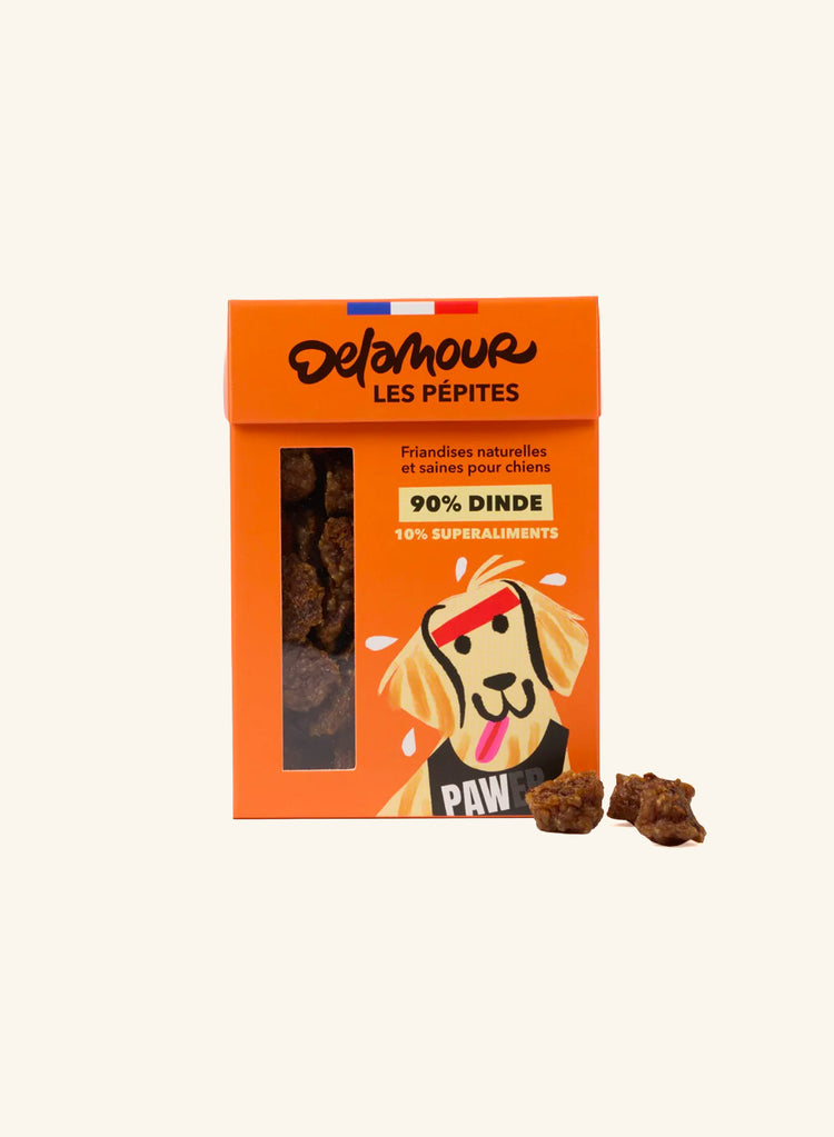 Les Pépites – snack di tacchino essiccato all’aria