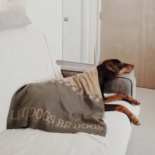 Let Dogs Be Dogs Blanket - Kitsune & Jo