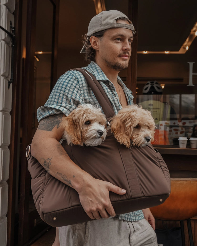 The Puffer Carrier – Chocolate