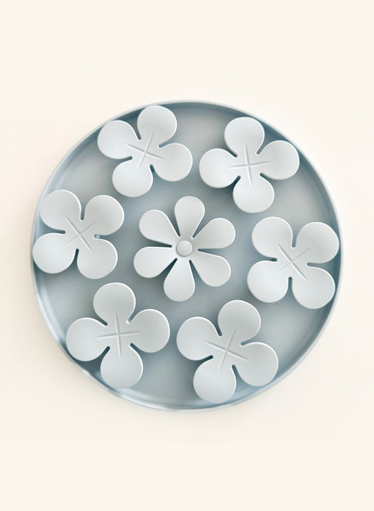 Snuffle Mat Flowers – Baby Blue