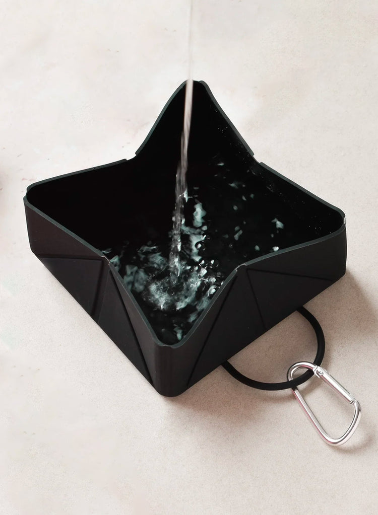 Foldable Travel Bowl - Black