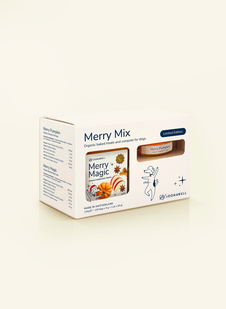 Merry Mix, Organic Treats and Compote for Dogs