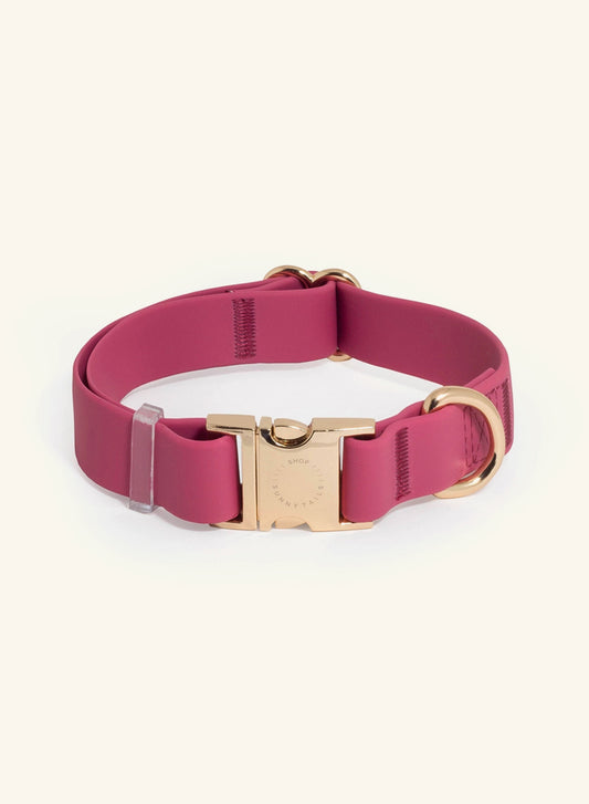 Mulberry Waterproof Dog Collar