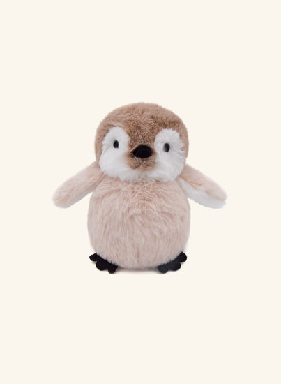 Plush toy penguin from Fur Elise on a white background