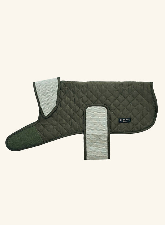 Quilted Dog Coat - Countryside