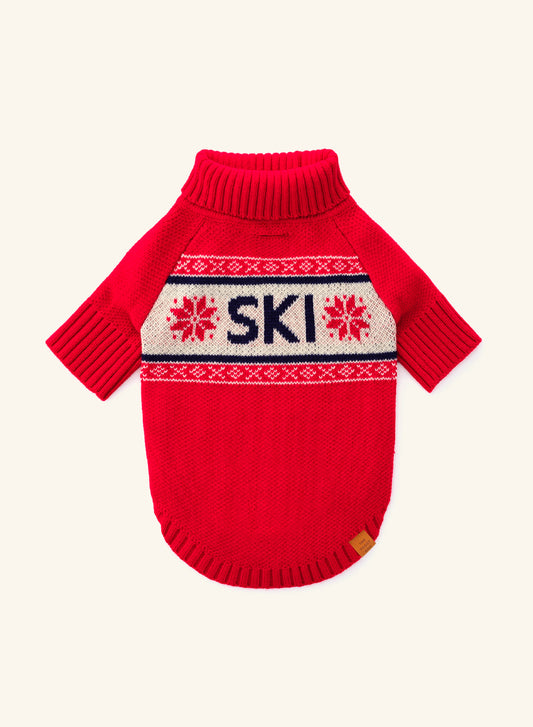 Après Ski Holiday Dog Sweater (Gray Malin X tfd)