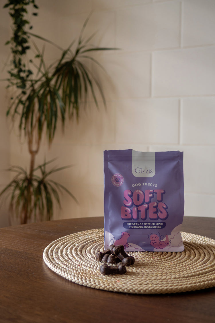 Soft Bites – Friandises au foie et aux myrtilles