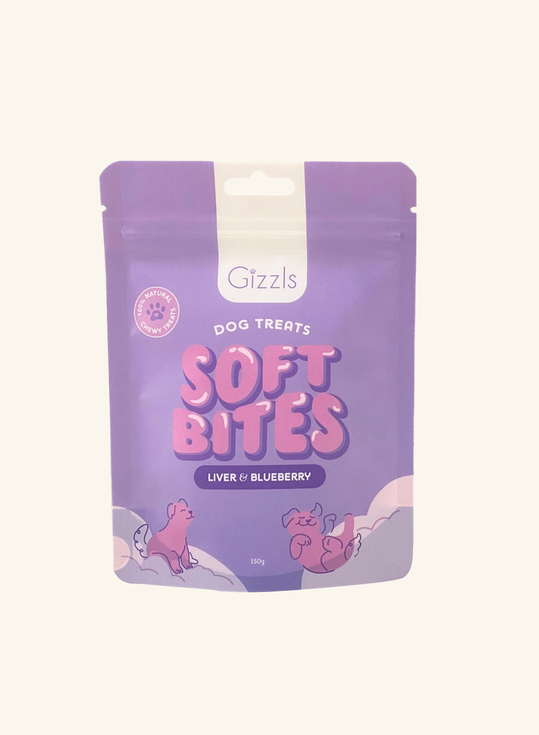 Snack masticabili al fegato e mirtillo di Gizzls